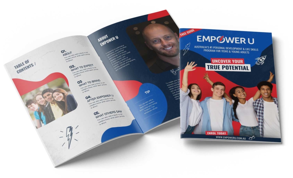 Empower U Youth Programs & Workshops - Program Brochure and Event Guide